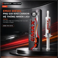 Phụ gia khử carbon EMAX cho hệ thống nhiên liệu Diesel | Motorlife