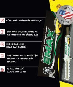Alternative view of EMAX FOR GASOLINE – Phụ gia khử carbon cho hệ thống nhiên liệu