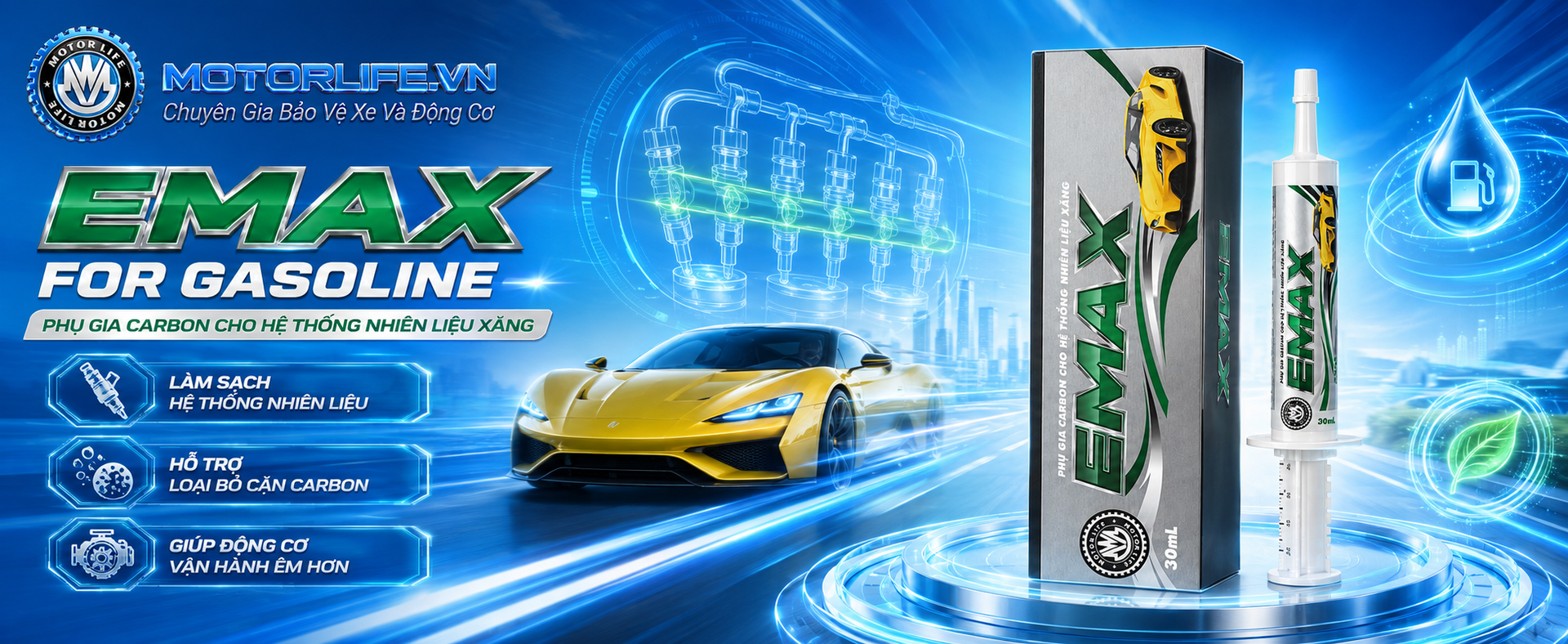 fuel injector cleaner - vệ sinh hệ thống nhiên liệu